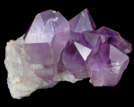 Quartz var. Amethyst from Saltman Prospect, Camp Encore, Sweden, Oxford County, Maine