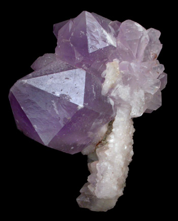 Quartz var. Amethyst from Saltman Prospect, Camp Encore, Sweden, Oxford County, Maine