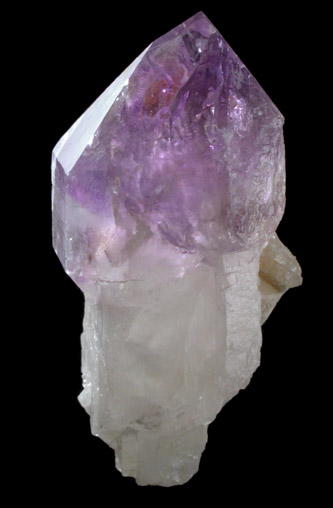 Quartz var. Amethyst Scepter from Saltman Prospect, Camp Encore, Sweden, Oxford County, Maine