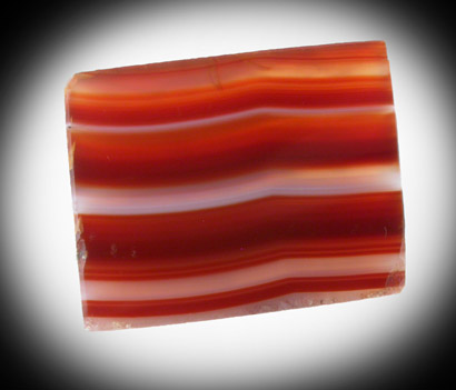 Quartz var. Banded Agate from Rio Grande do Sul, Brazil