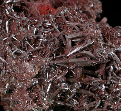 Vanadinite var. Endlichite from Sierra de Los Lamentos, Chihuahua, Mexico