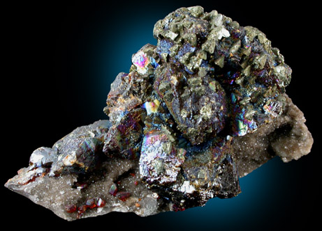 Chalcopyrite on Sphalerite from Ballard Mine, Baxter Springs, Cherokee County, Kansas