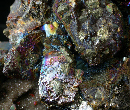 Chalcopyrite on Sphalerite from Ballard Mine, Baxter Springs, Cherokee County, Kansas