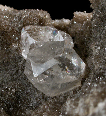 Quartz var. Herkimer Diamond from Crystal Grove, Lassellsville, Montgomery County, New York