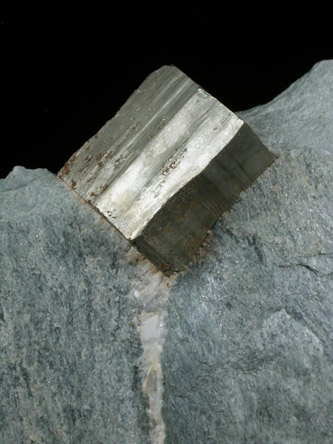 Pyrite from road cut near Lyman, Grafton County, New Hampshire