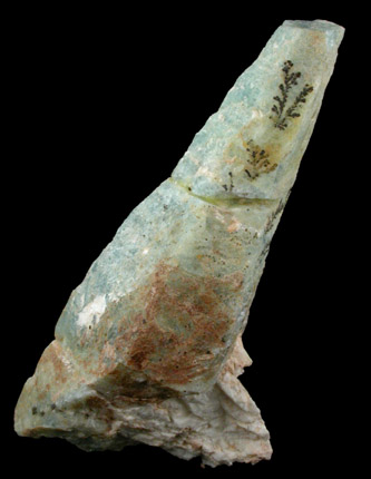 Beryl from Case Quarry, northeast of Portland, Middlesex County, Connecticut