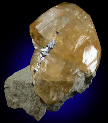 Calcite with Fluorite from Denton Mine, Harris Creek District, Hardin County, Illinois