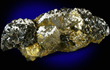 Chalcopyrite, Sphalerite, Pyrite, Calcite from Huanzala Mine, Huallanca District, Huanuco Department, Peru