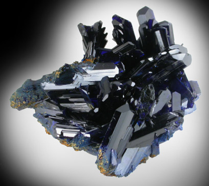 Azurite from Touissit Mine, 21 km SSE of Oujda, Jerada Province, Oriental, Morocco