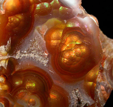 Quartz var. Fire Agate from Graham County, Arizona