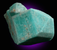 Microcline var. Amazonite from Crystal Peak area, 6.5 km northeast of Lake George, Park-Teller Counties, Colorado