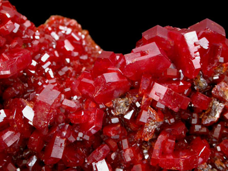 Vanadinite from Mibladen, Haute Moulouya Basin, Zeida-Aouli-Mibladen belt, Midelt Province, Morocco