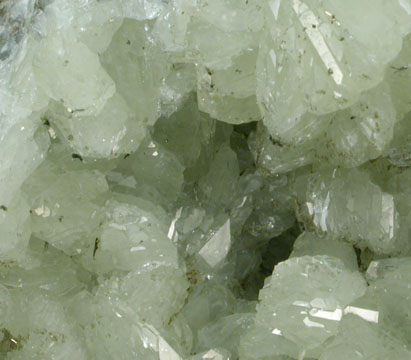 Datolite with Pyrite and Hematite from Millington Quarry, Bernards Township, Somerset County, New Jersey