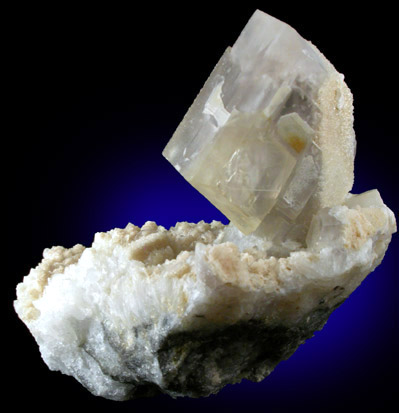 Barite over Quartz from near Warm Springs, Nye County, Nevada