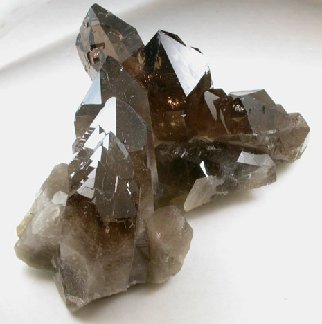 Quartz var. Gwindel from Val Giuv, Grischun (Graubnden), Switzerland