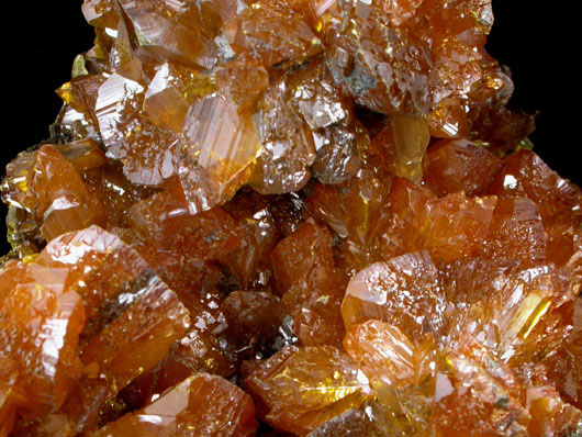 Orpiment from Twin Creeks Mine, Mega Pit, Cut 62, 4200' bench, Humboldt County, Nevada
