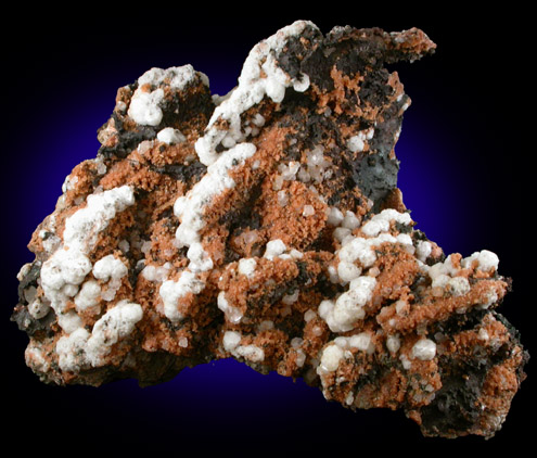 Analcime, Copper, Microcline, Calcite from Keweenaw Peninsula Copper District, Houghton County, Michigan