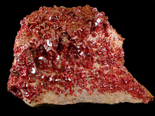 Vanadinite from Mibladen, Haute Moulouya Basin, Zeida-Aouli-Mibladen belt, Midelt Province, Morocco