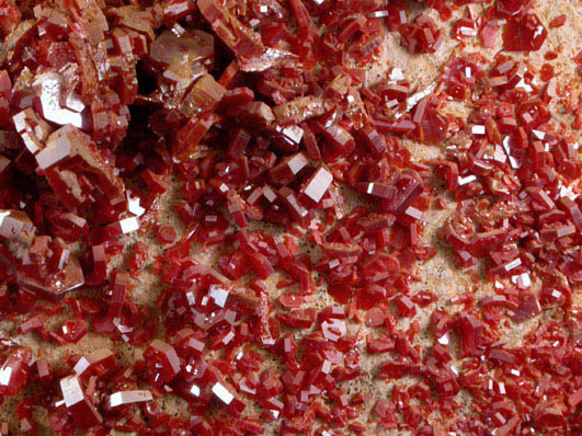 Vanadinite from Mibladen, Haute Moulouya Basin, Zeida-Aouli-Mibladen belt, Midelt Province, Morocco