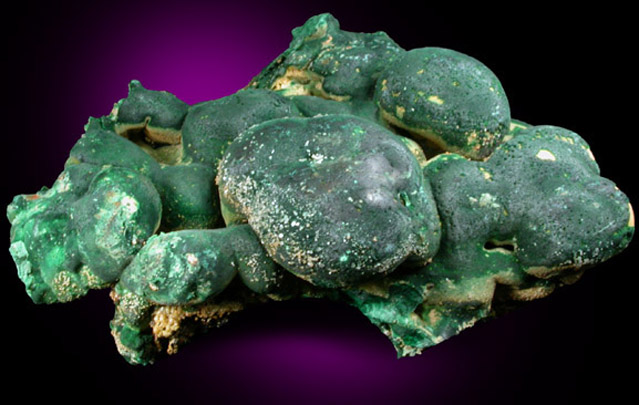 Malachite with Cerussite from Brown's Prospect, Rum Jungle, 61 km south of Darwin, Northern Territory, Australia