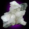 Calcite on Fluorite from Alston Moor, Cumbria, England