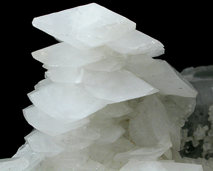 Calcite on Fluorite from Alston Moor, Cumbria, England