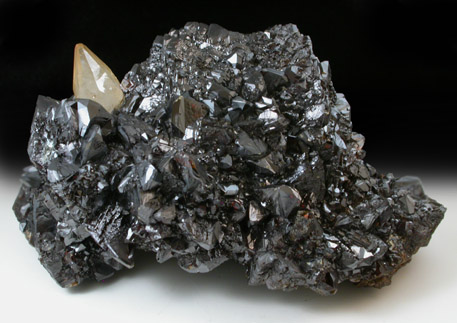 Sphalerite with Calcite from Elmwood Mine, Carthage, Smith County, Tennessee