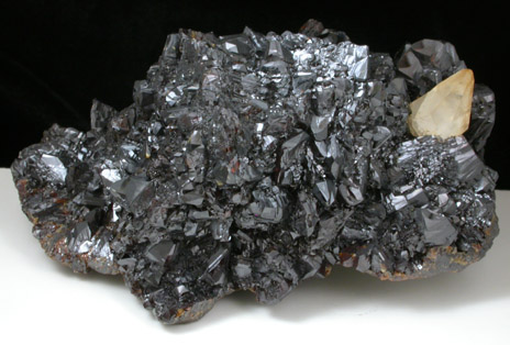Sphalerite with Calcite from Elmwood Mine, Carthage, Smith County, Tennessee