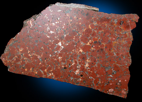Copper in conglomerate from Kingston Conglomerate, Keweenaw Peninsula Copper District, Michigan