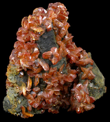 Orpiment on Hutchinsonite from Quiruvilca District, Santiago de Chuco Province, La Libertad Department, Peru