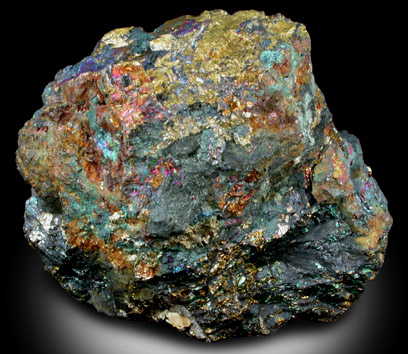 Bornite, Chalcopyrite, Pyrite from (Cliffs Shaft Mine), Ishpeming, Marquette County, Michigan