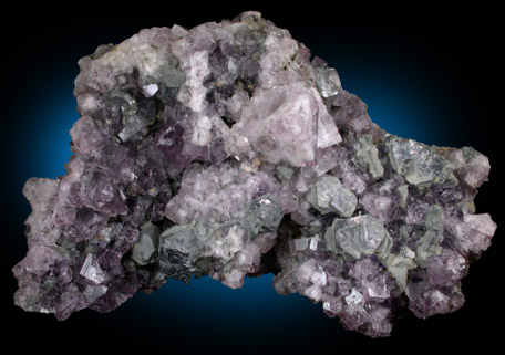 Fluorite with Galena from Frazer's Hush Mine, Rookhope, Weardale, County Durham, England