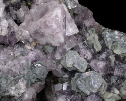 Fluorite with Galena from Frazer's Hush Mine, Rookhope, Weardale, County Durham, England