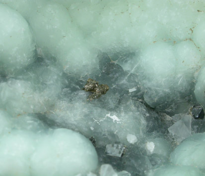 Prehnite with Pyrite and Galena from Millington Quarry, Bernards Township, Somerset County, New Jersey