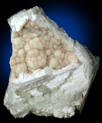 Pectolite with Datolite from Millington Quarry, Bernards Township, Somerset County, New Jersey