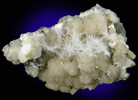 Natrolite on Thomsonite from Prospect Park Quarry, Prospect Park, Passaic County, New Jersey