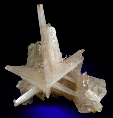 Cerussite (sixling twins) from Tsumeb Mine, Otavi-Bergland District, Oshikoto, Namibia