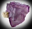 Fluorite with Barite from Berbes Mine, Ribidisella, Oviedo, Asturias, Spain