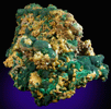 Malachite, Pyromorphite, Cerussite from Brown's Prospect, Rum Jungle, 61 km south of Darwin, Northern Territory, Australia