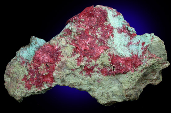 Cuprite var. Chalcotrichite from Ray Mine, Mineral Creek District, Pinal County, Arizona