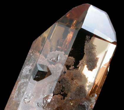 Topaz with Bixbyite from Topaz Mountain, Thomas Range, Juab County, Utah (Type Locality for Bixbyite)