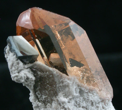 Bixbyite and Topaz from Topaz Mountain, Thomas Range, Utah (Type Locality for Bixbyite)