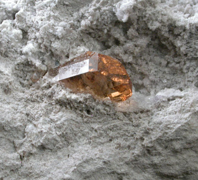 Topaz on rhyolite from Topaz Mountain, Thomas Range, Juab County, Utah