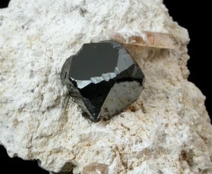 Bixbyite on rhyolite with Topaz from Cubical #2 Claim, Topaz Mountain, Thomas Range, Juab County, Utah (Type Locality for Bixbyite)