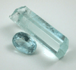 Beryl var. Aquamarine with 0.82 carat faceted gemstone from Skardu, Baltistan, Gilgit-Baltistan, Pakistan