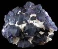 Fluorite in Quartz from Ganzhou, Jiangxi Province, China