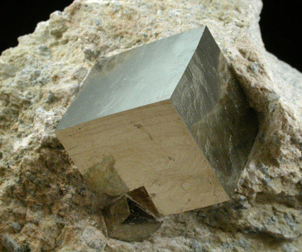Pyrite in matrix from Navajún, La Rioja Province, Spain
