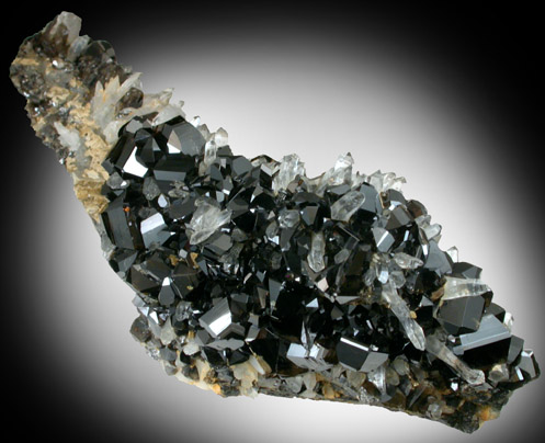 Cassiterite and Quartz from Centro Minero Viloco, 5.5 km NE of Araca, Loyza Province, La Paz Department, Bolivia