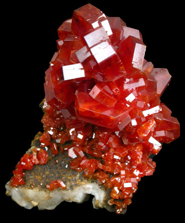 Vanadinite from Mibladen, Haute Moulouya Basin, Zeida-Aouli-Mibladen belt, Midelt Province, Morocco