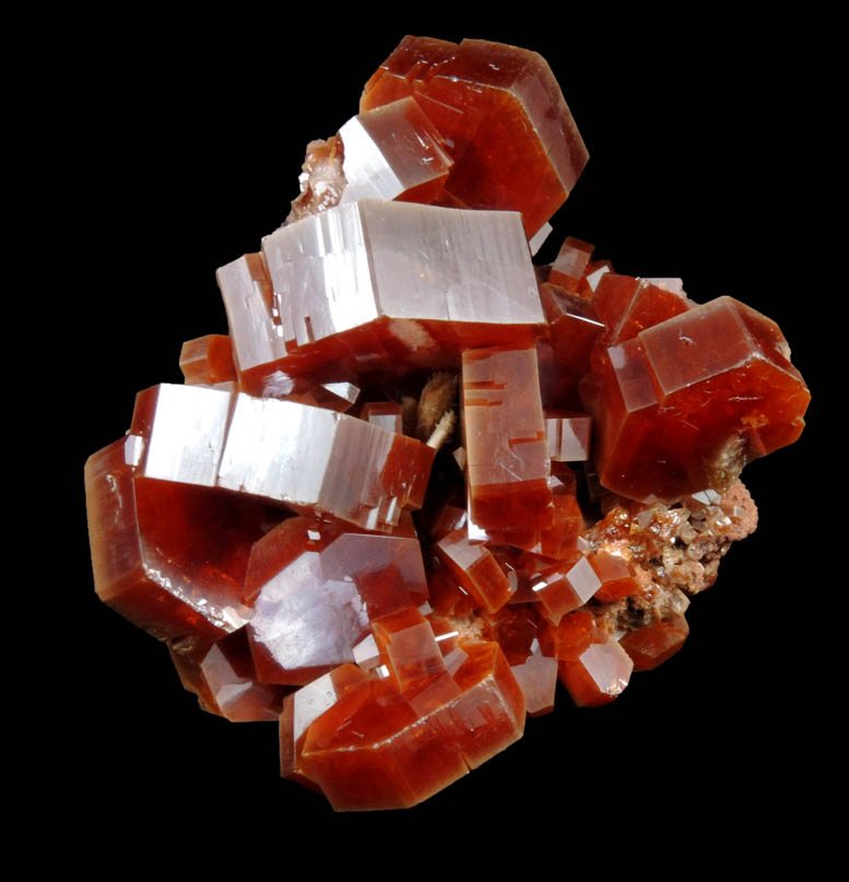 Vanadinite from Mibladen, Haute Moulouya Basin, Zeida-Aouli-Mibladen belt, Midelt Province, Morocco